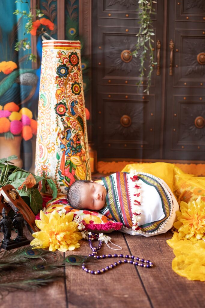 Professional newborn photography showcasing safe posing techniques by Forever with Camotions.