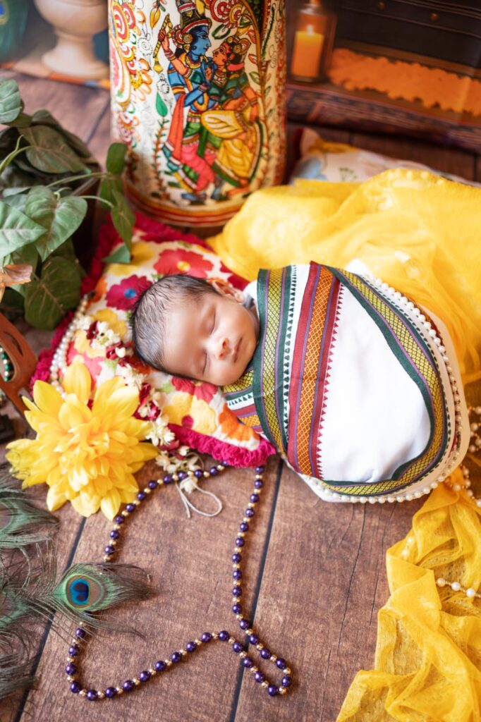 Professional newborn photography showcasing safe posing techniques by Forever with Camotions.