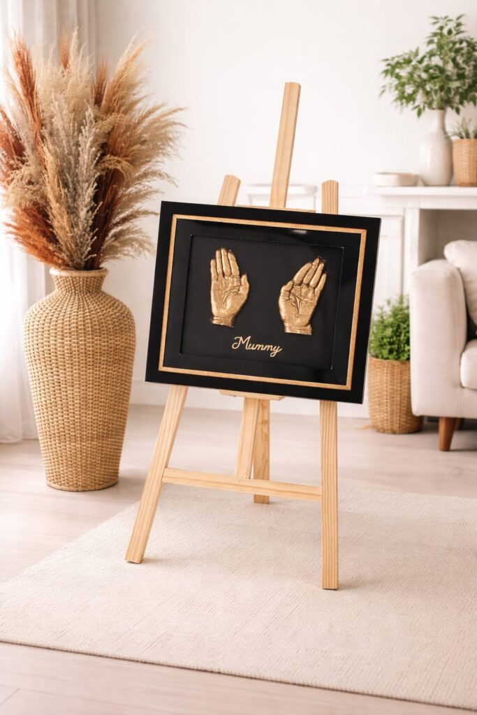 Blessings hands frame designed in stylish frame